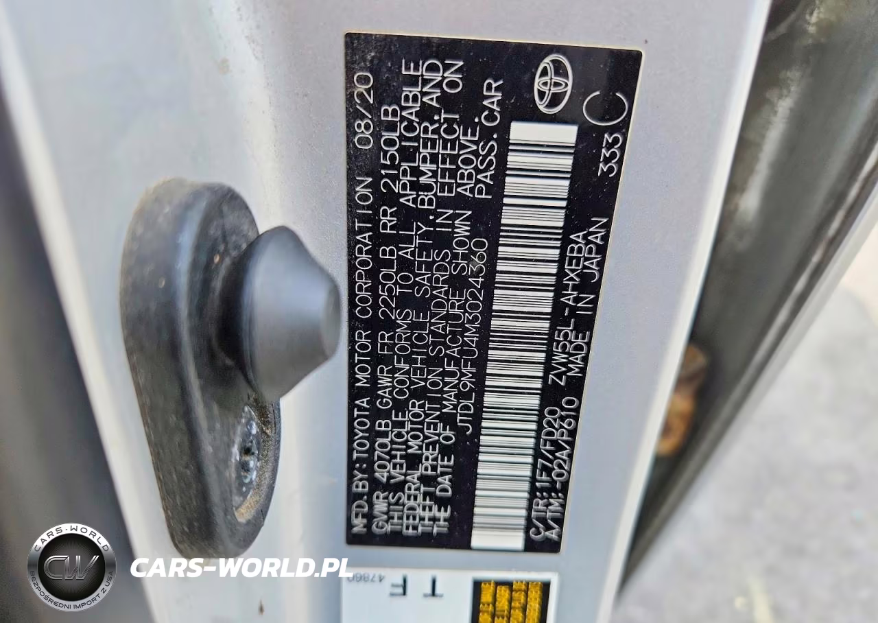 2021 Toyota Prius Le Awd-E VIN:JTDL9MFU4M3024360 - 13