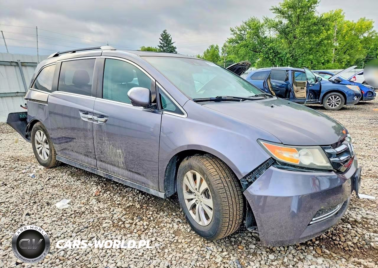 2014 Honda Odyssey Exl VIN:5FNRL5H69EB092481 - 4
