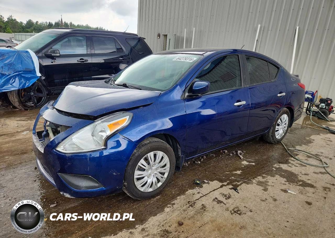 2019 Nissan Versa Sv VIN:3N1CN7AP4KL827852 - 1