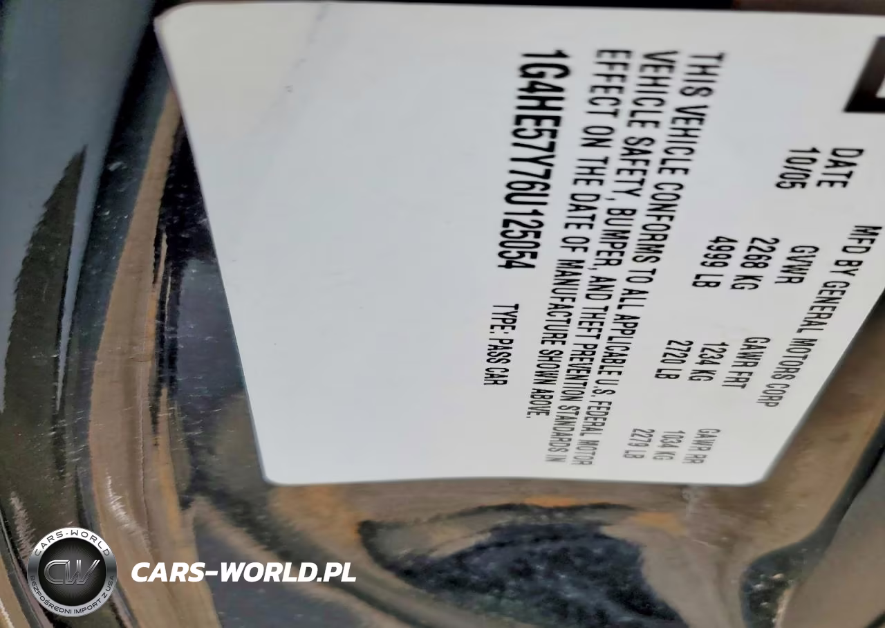 2006 Buick Lucerne Cxs VIN:1G4HE57Y76U125054 - 12