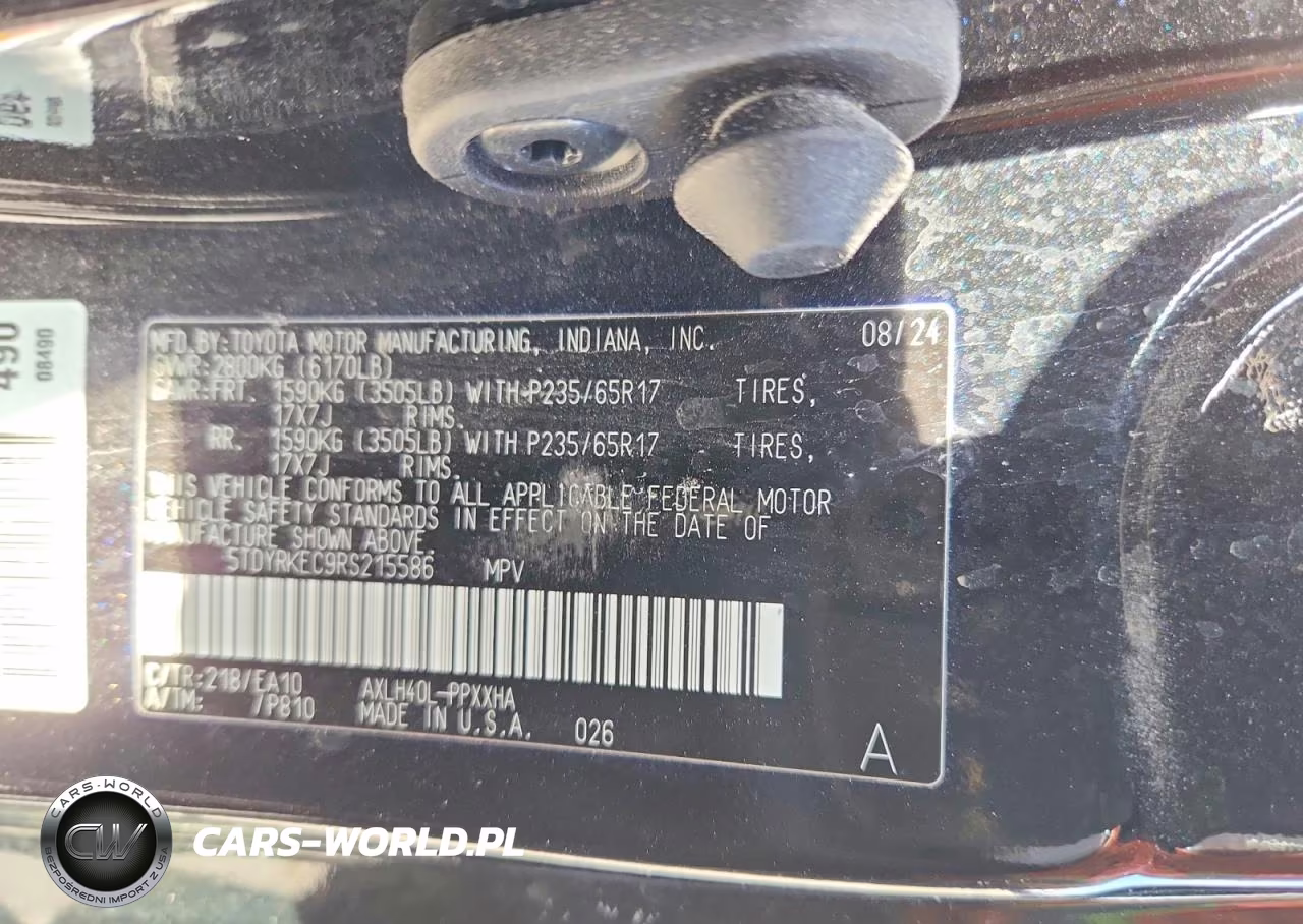 2024 Toyota Sienna Xle VIN:5TDYRKEC9RS215586 - 14