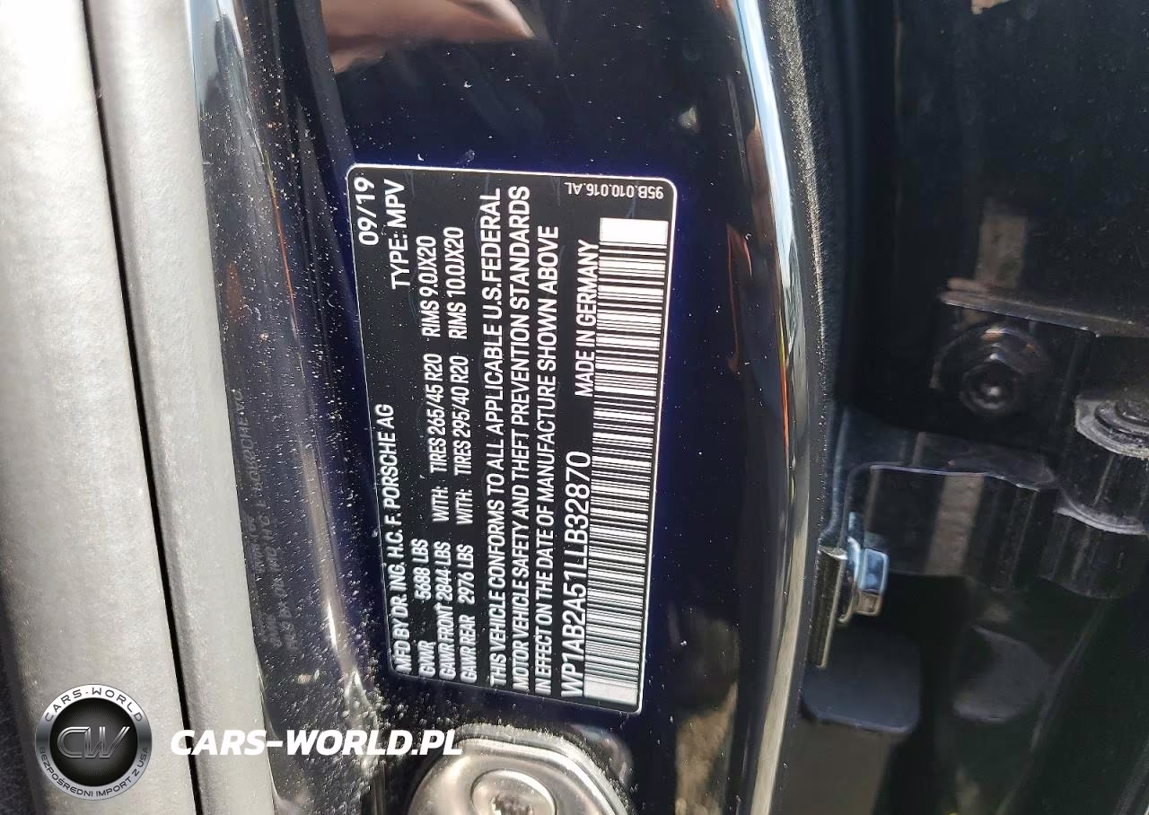 2020 Porsche Macan S VIN:WP1AB2A51LLB32870 - 13