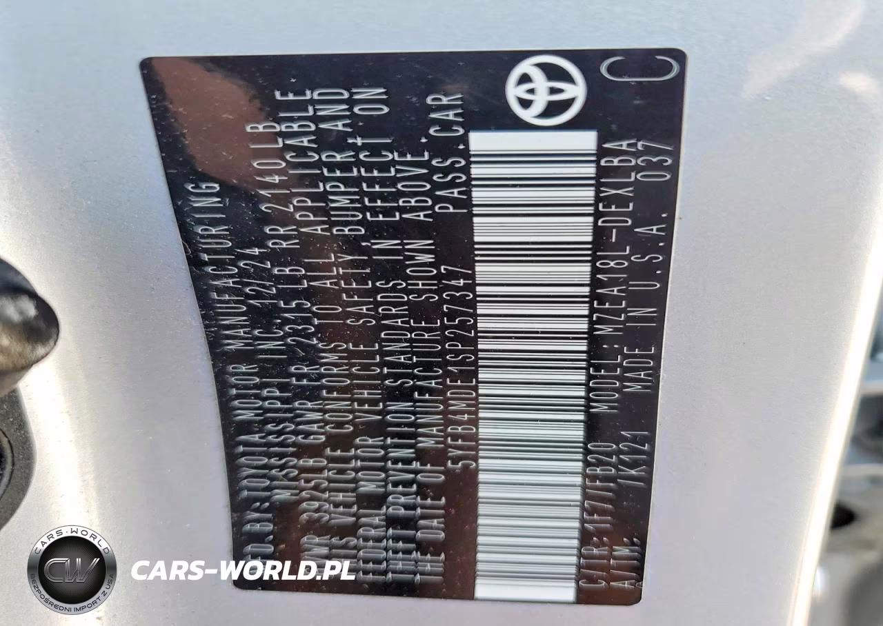 2025 Toyota Corolla Le VIN:5YFB4MDE1SP257347 - 12