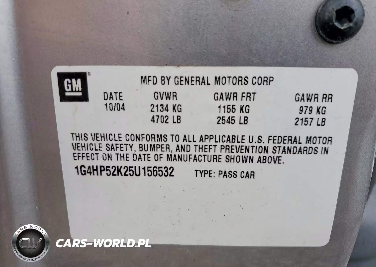 2005 Buick Lesabre Custom VIN:1G4HP52K25U156532 - 12