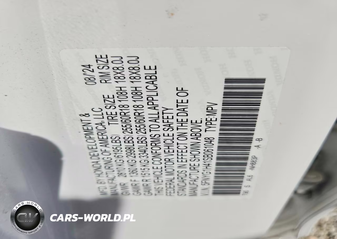 2025 Honda Pilot Exl VIN:5FNYG1H41SB061048 - 14