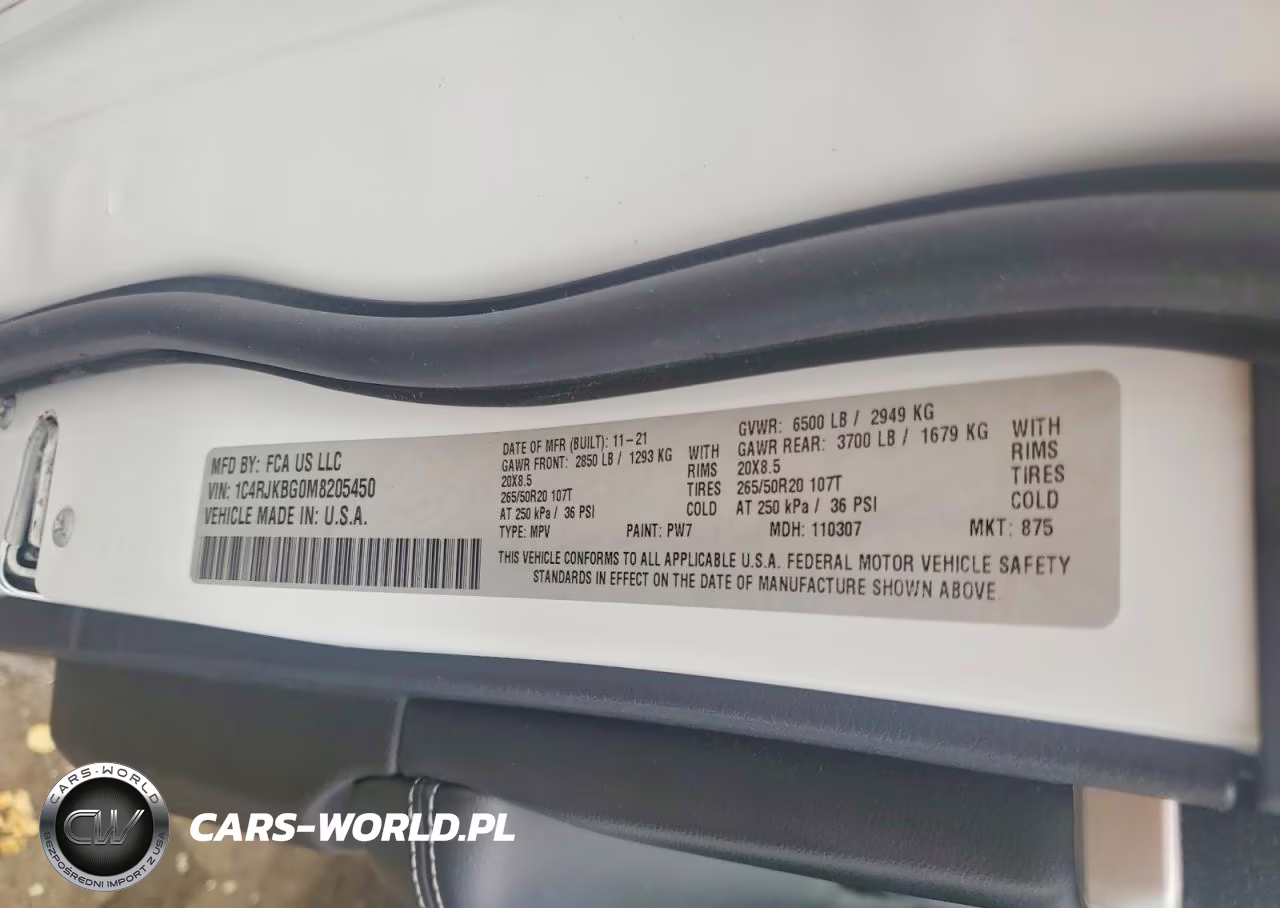 2021 Jeep Grand Cherokee L Limited VIN:1C4RJKBG0M8205450 - 13