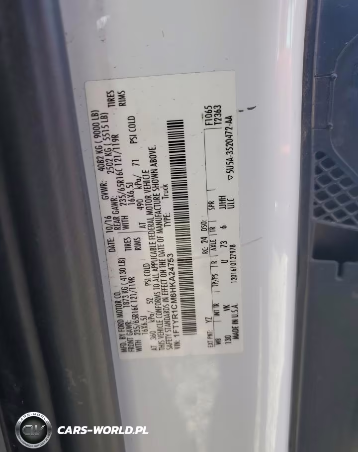 2021 Trailmobile 45X96 Transit T-250 VIN:1FTYR1CM6HKA24753 - 13