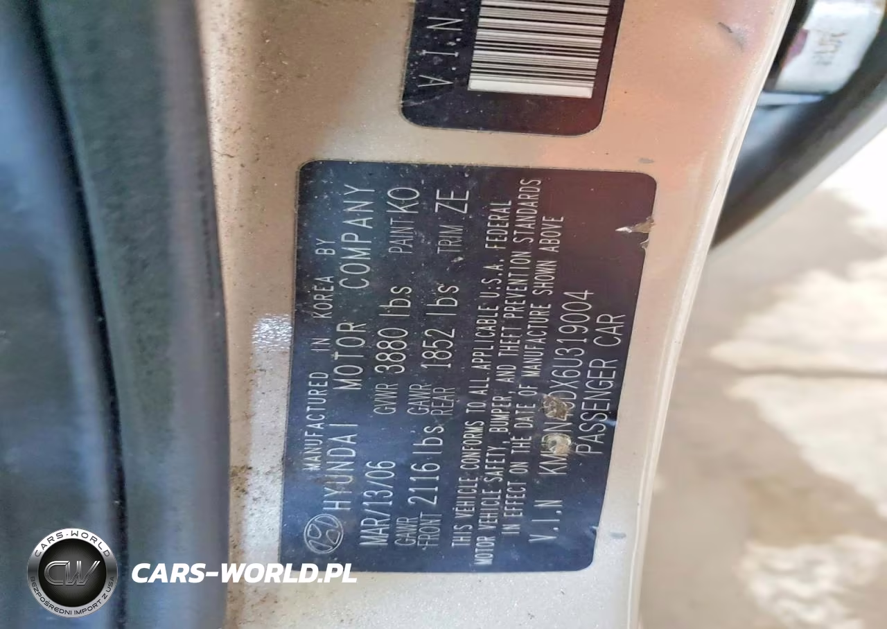 2006 Hyundai Elantra Gls VIN:KMHDN46DX6U319004 - 13
