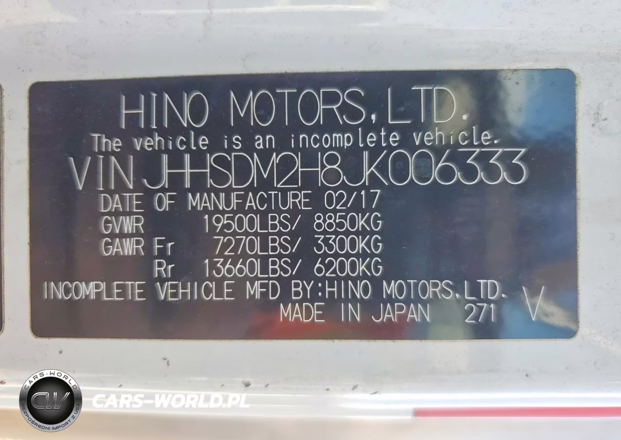 2018 Hino 195 VIN:JHHSDM2H8JK006333 - 14