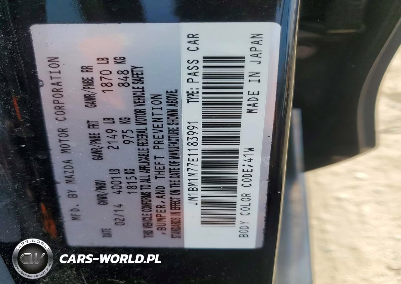 2014 Mazda 3 Grand Touring VIN:JM1BM1M77E1183991 - 12