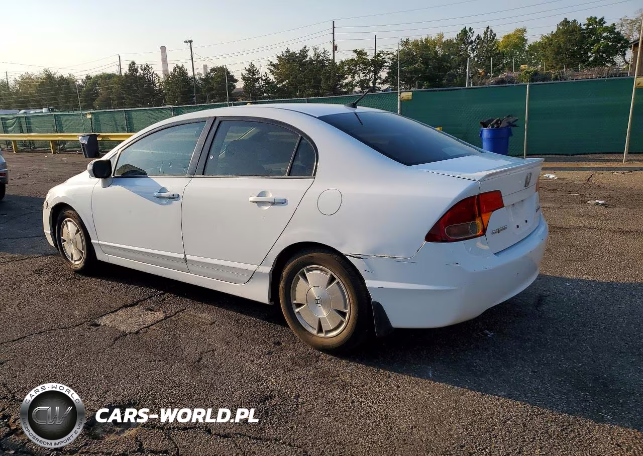 2007 Honda Civic Hybrid VIN:JHMFA36207S022787 - 2