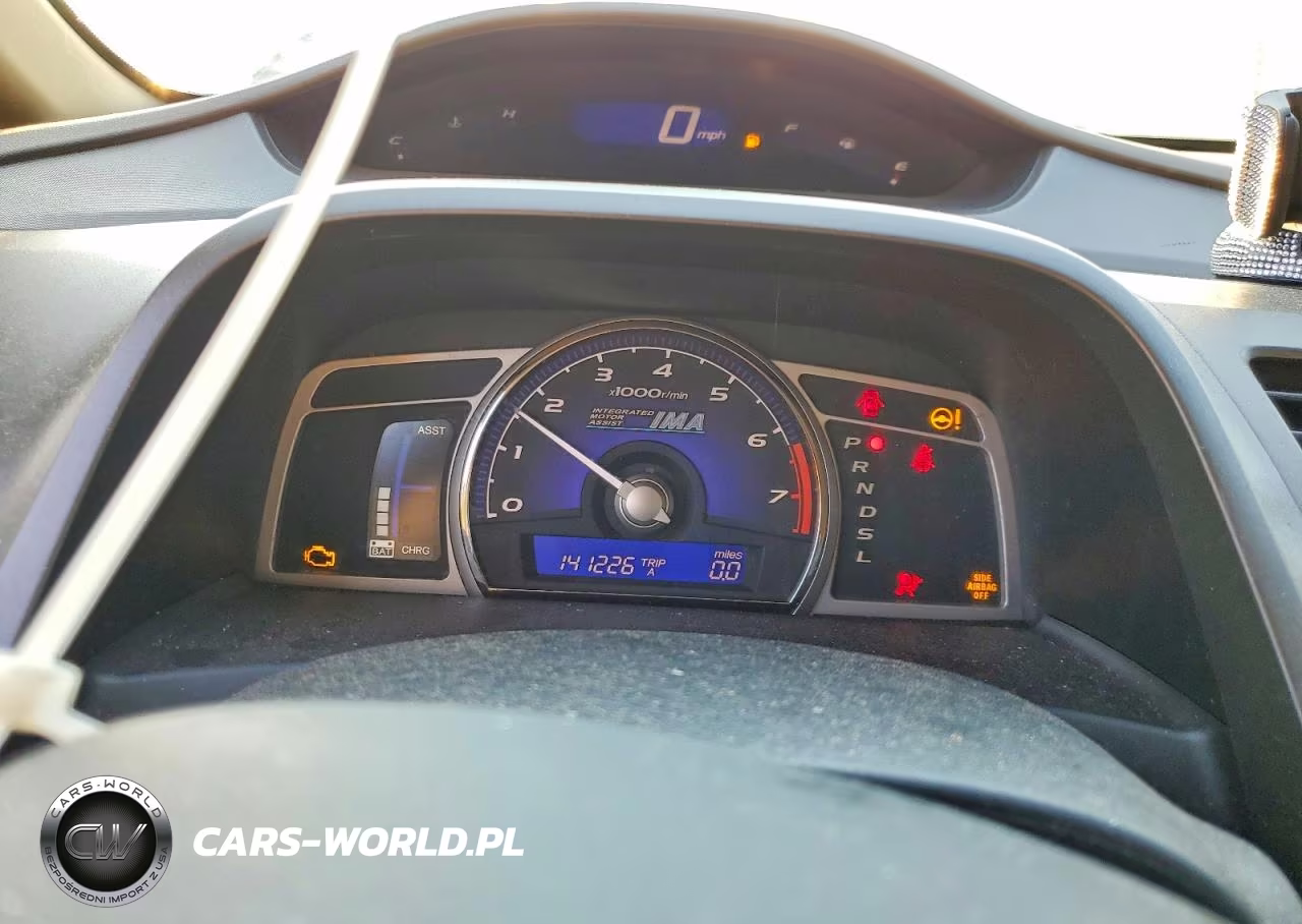 2007 Honda Civic Hybrid VIN:JHMFA36207S022787 - 9