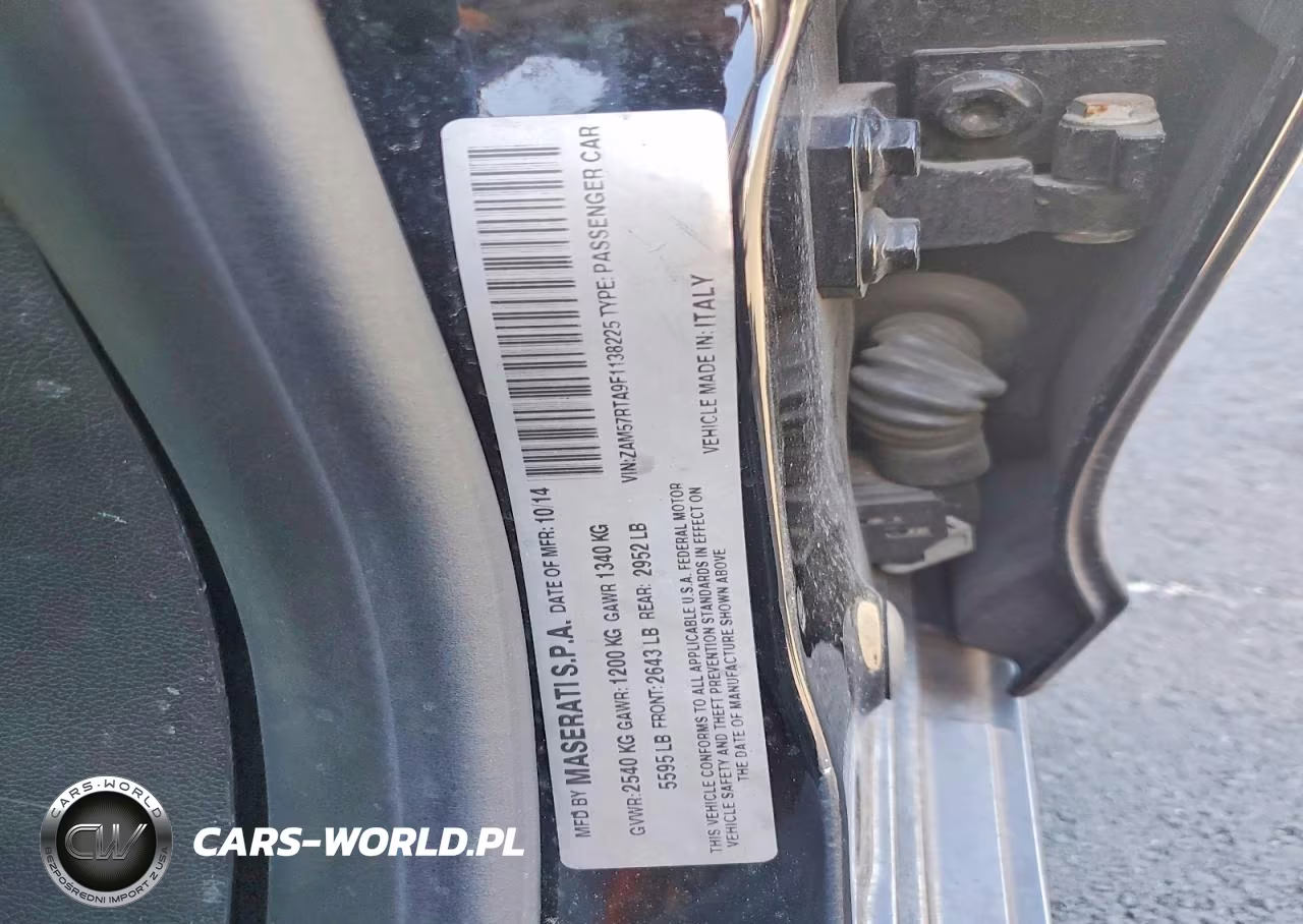 2015 Maserati Ghibli S VIN:ZAM57RTA9F1138225 - 13