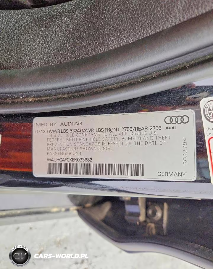 2014 Audi A6 Prestige VIN:WAUHGAFCXEN033682 - 13