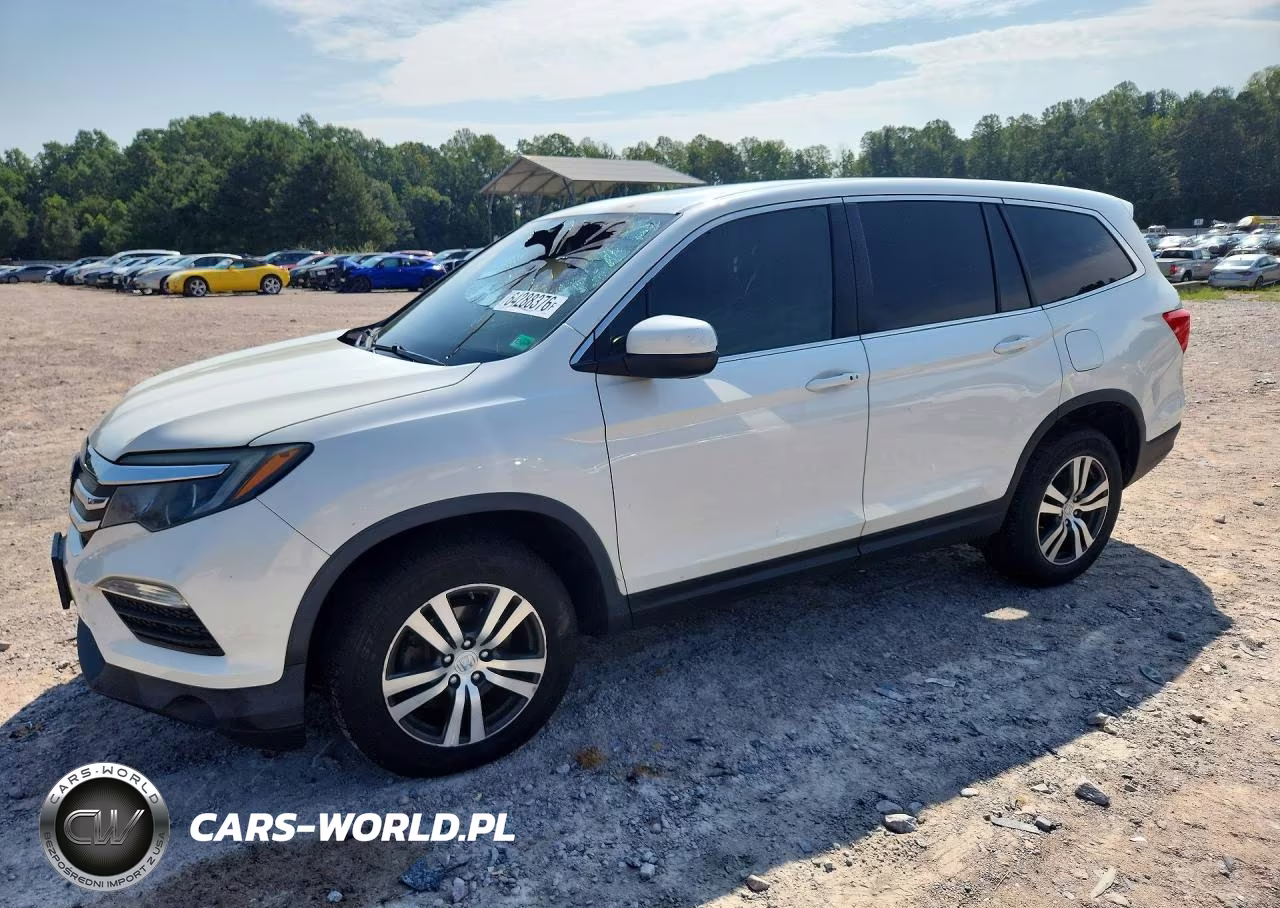 2017 Honda Pilot Exl VIN:5FNYF6H50HB035610 - 1
