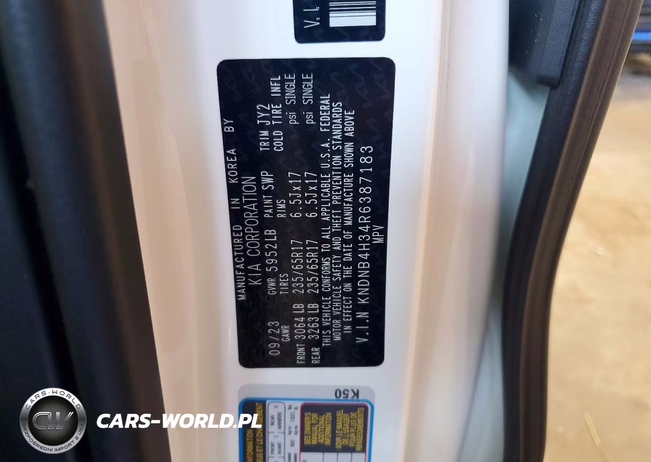 2024 Kia Carnival Lx VIN:KNDNB4H34R6387183 - 13