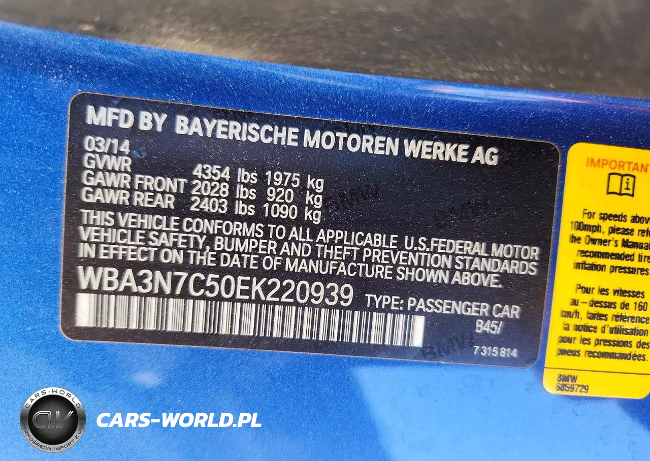 2014 BMW 428 I VIN:WBA3N7C50EK220939 - 12
