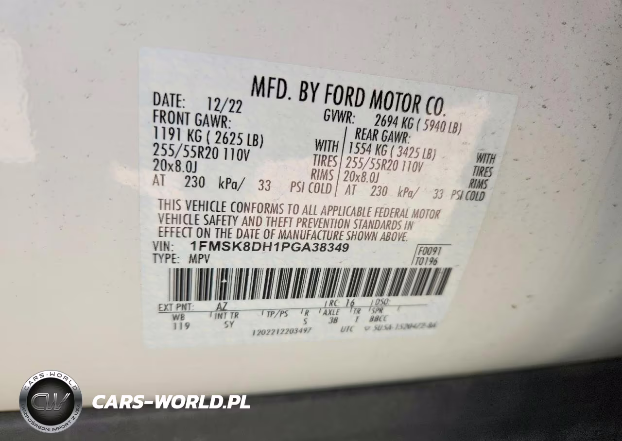 2023 Ford Explorer Xlt VIN:1FMSK8DH1PGA38349 - 13