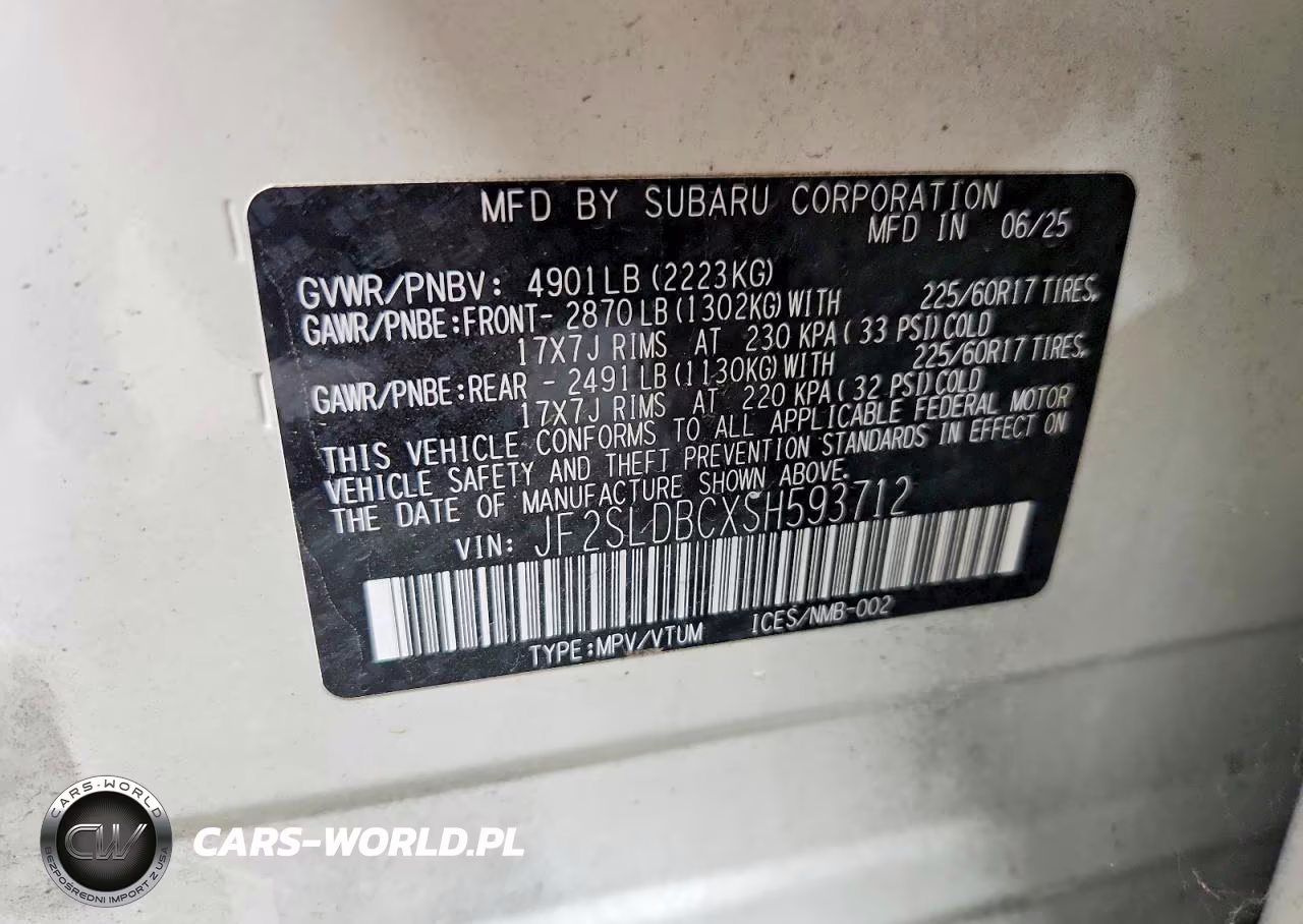 2025 Subaru Forester Premium VIN:JF2SLDBCXSH593712 - 13