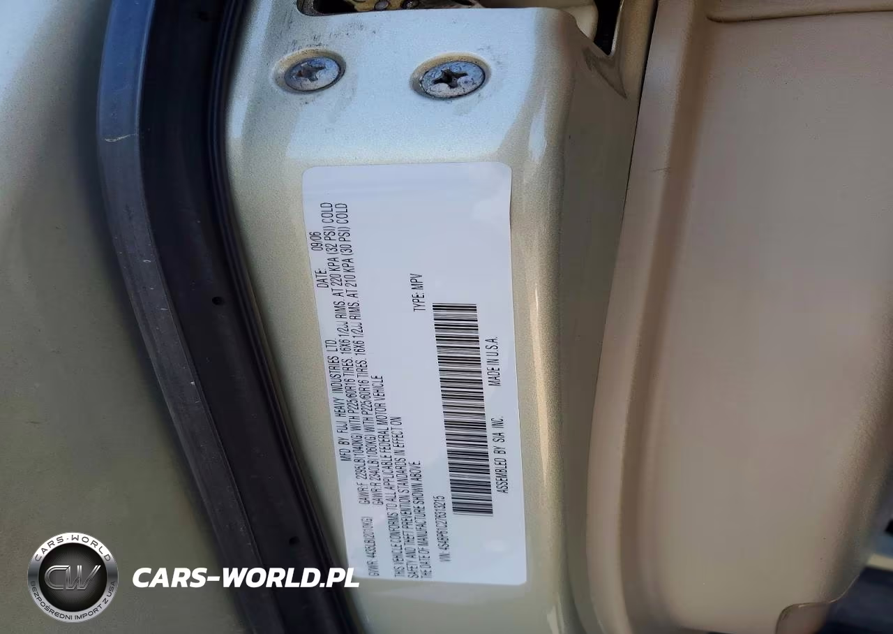 2007 Subaru Outback Outback 2.5I VIN:4S4BP61C276313215 - 12
