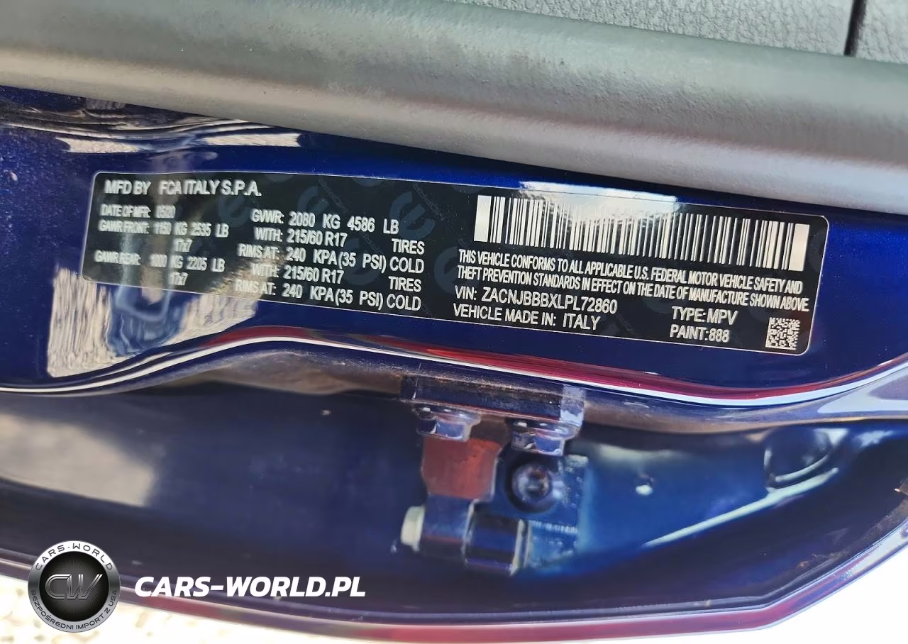 2020 Jeep Renegade Latitude VIN:ZACNJBBBXLPL72860 - 13