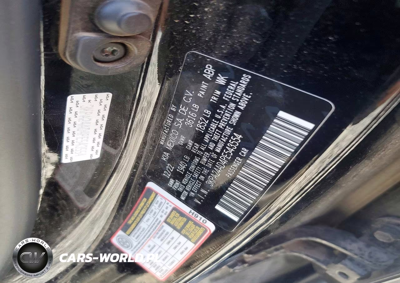 2023 Kia Rio Lx VIN:3KPA24AD4PE543554 - 13