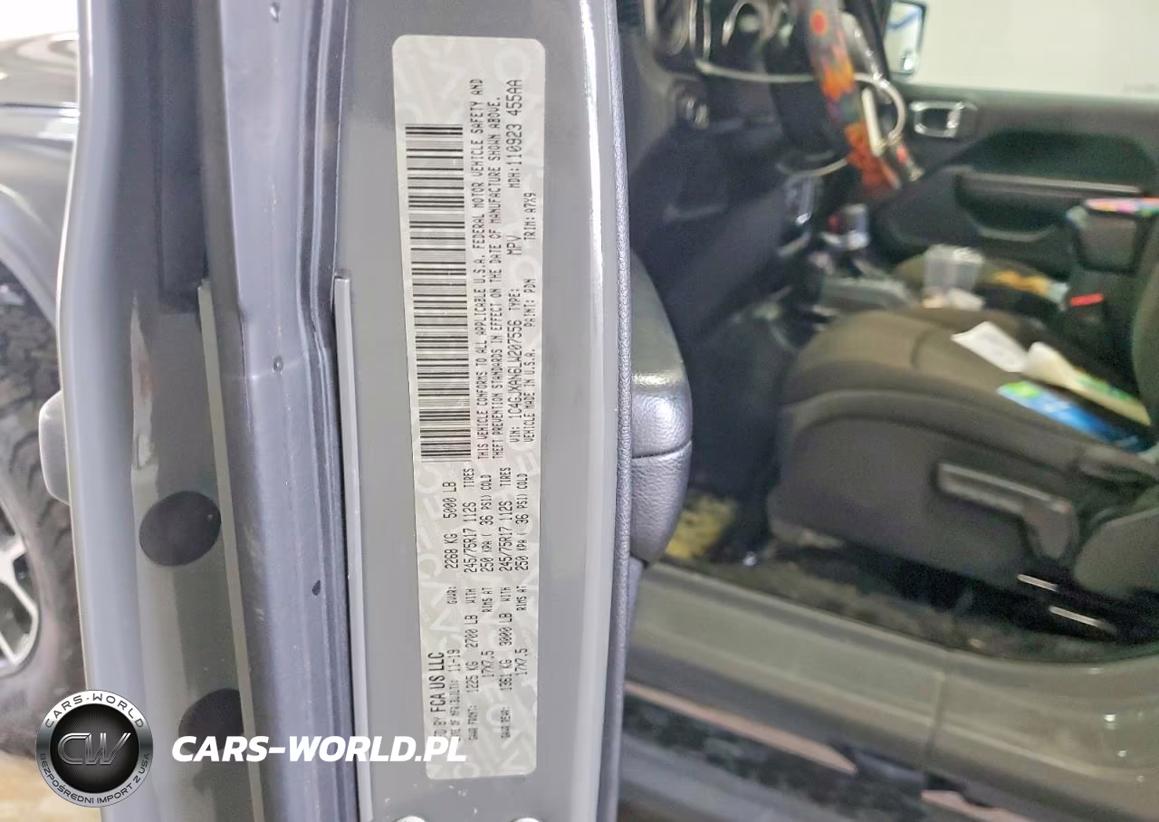 2020 Jeep Wrangler Sport VIN:1C4GJXAN6LW207556 - 12