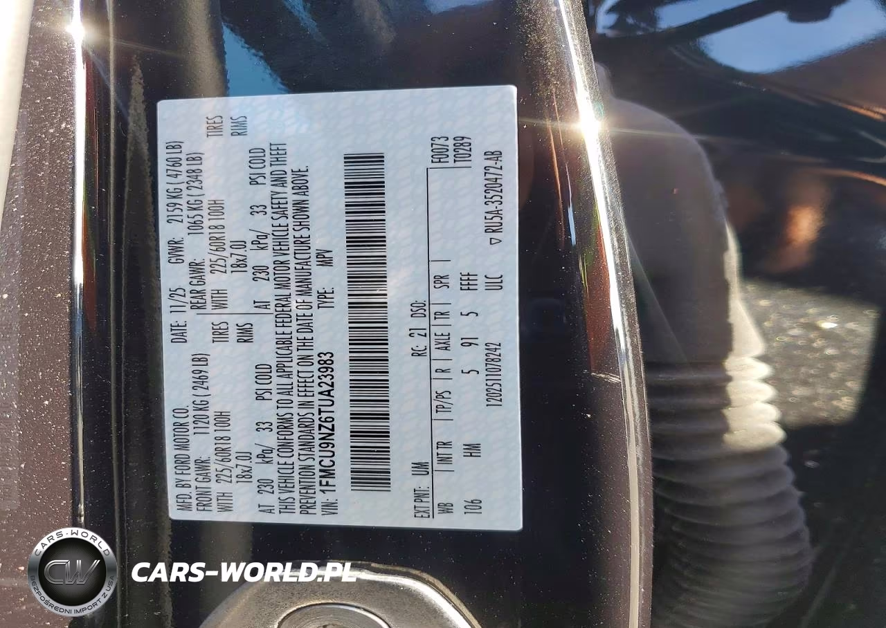 2026 Ford Escape St Line Select VIN:1FMCU9NZ6TUA23983 - 13
