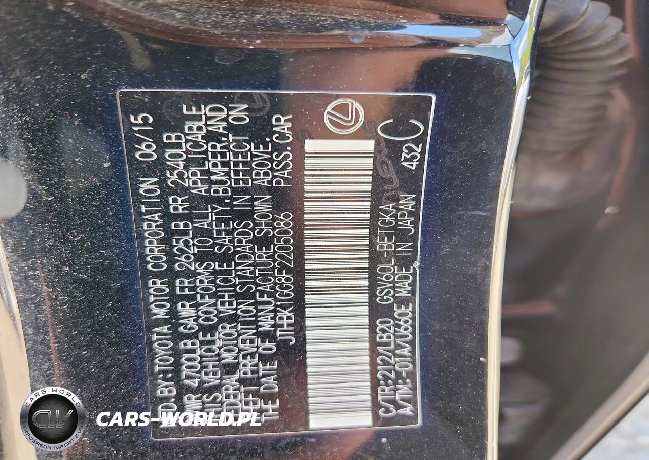 2015 Lexus Es 350 VIN:JTHBK1GG8F2205086 - 13