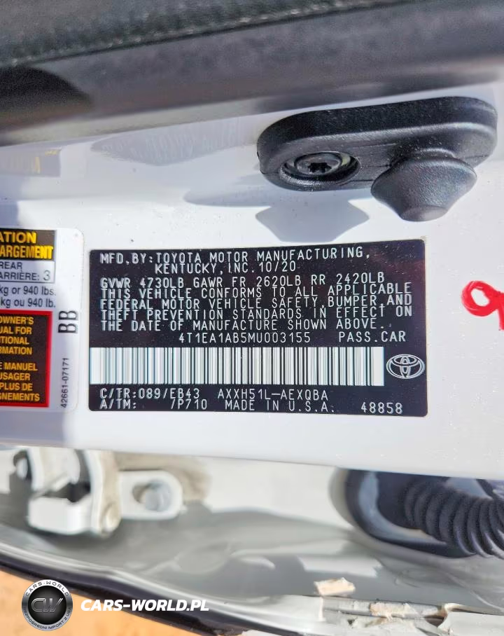 2021 Toyota Avalon Xse VIN:4T1EA1AB5MU003155 - 13
