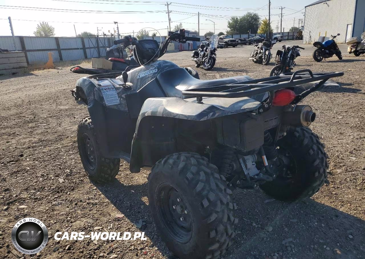 2017 Suzuki Kingquad 750 Axi Atv VIN:5SAAR41P7H7100471 - 3