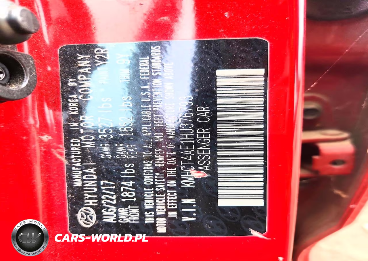 2017 Hyundai Accent Se VIN:KMHCT4AE1HU376793 - 12