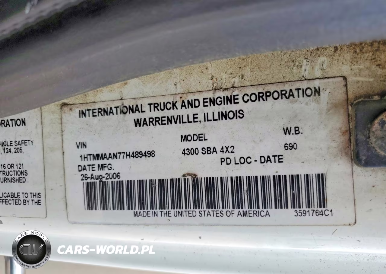 2007 International 4000 4300 VIN:1HTMMAAN77H489498 - 13