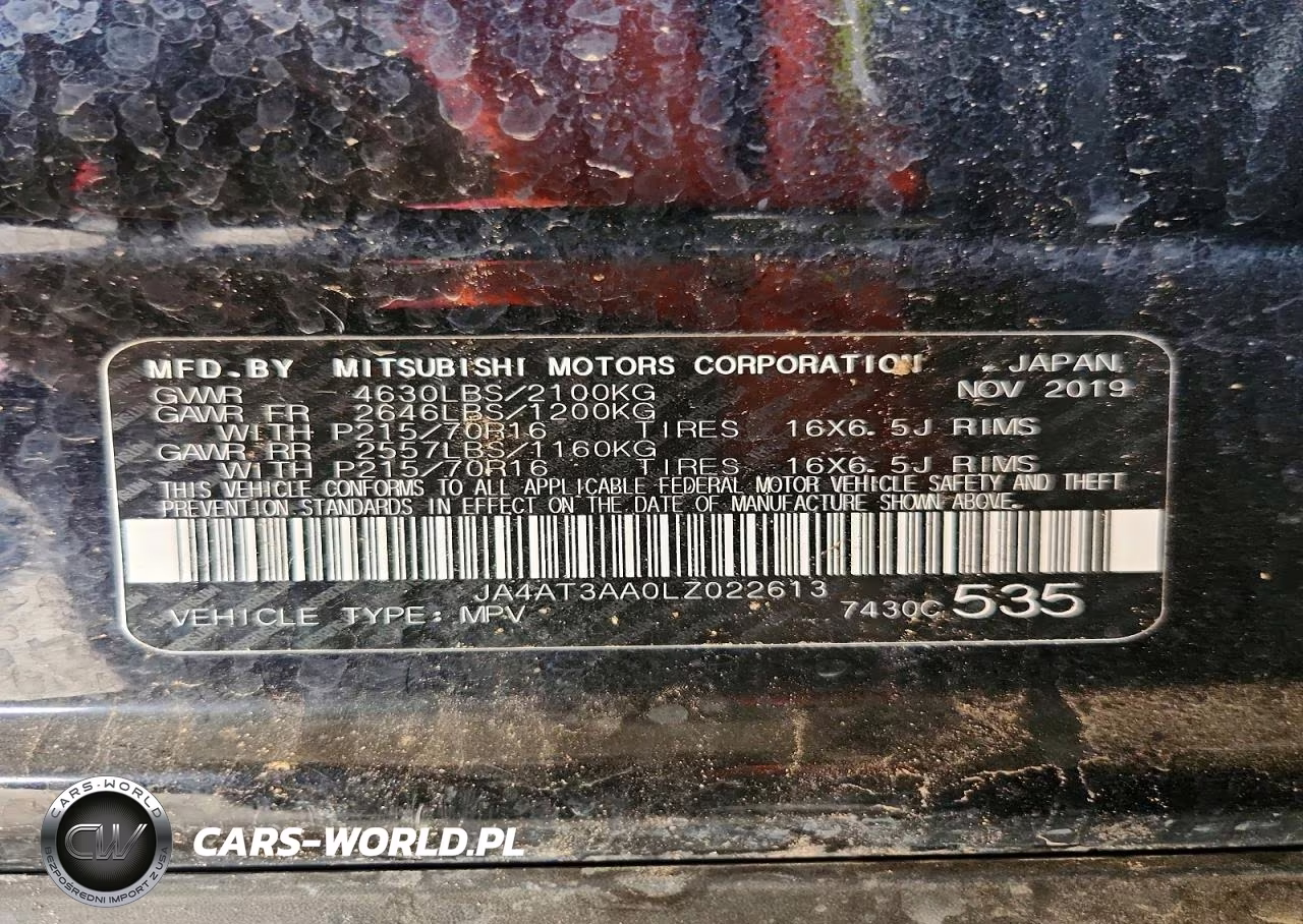 2020 Mitsubishi Eclipse Cross Es VIN:JA4AT3AA0LZ022613 - 12