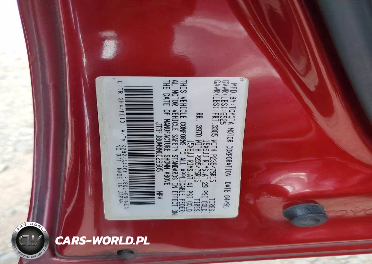 1991 Toyota Land Cruiser Fj80 VIN:JT3FJ80W9M0026505 - 14