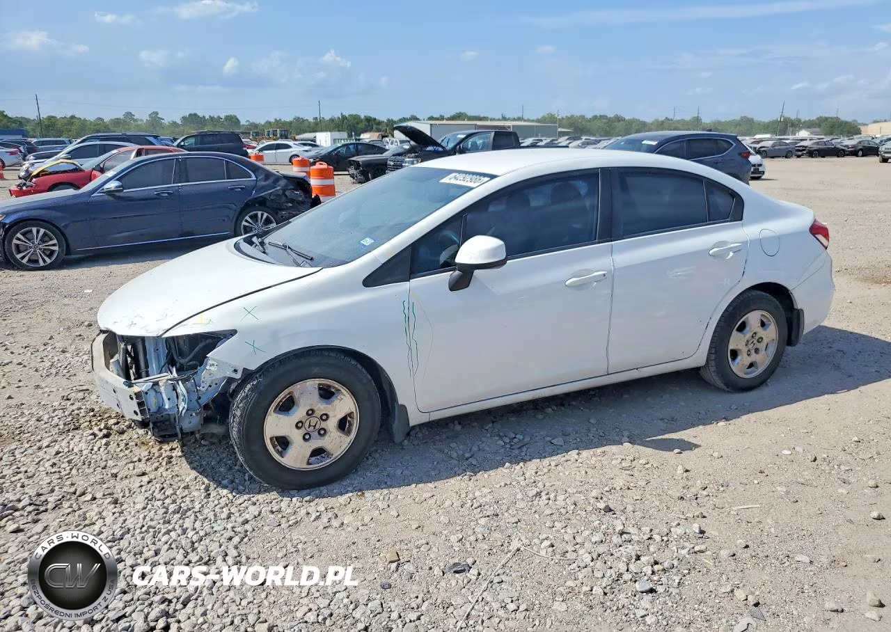 2013 Honda Civic Lx VIN:2HGFB2F59DH591385 - 1