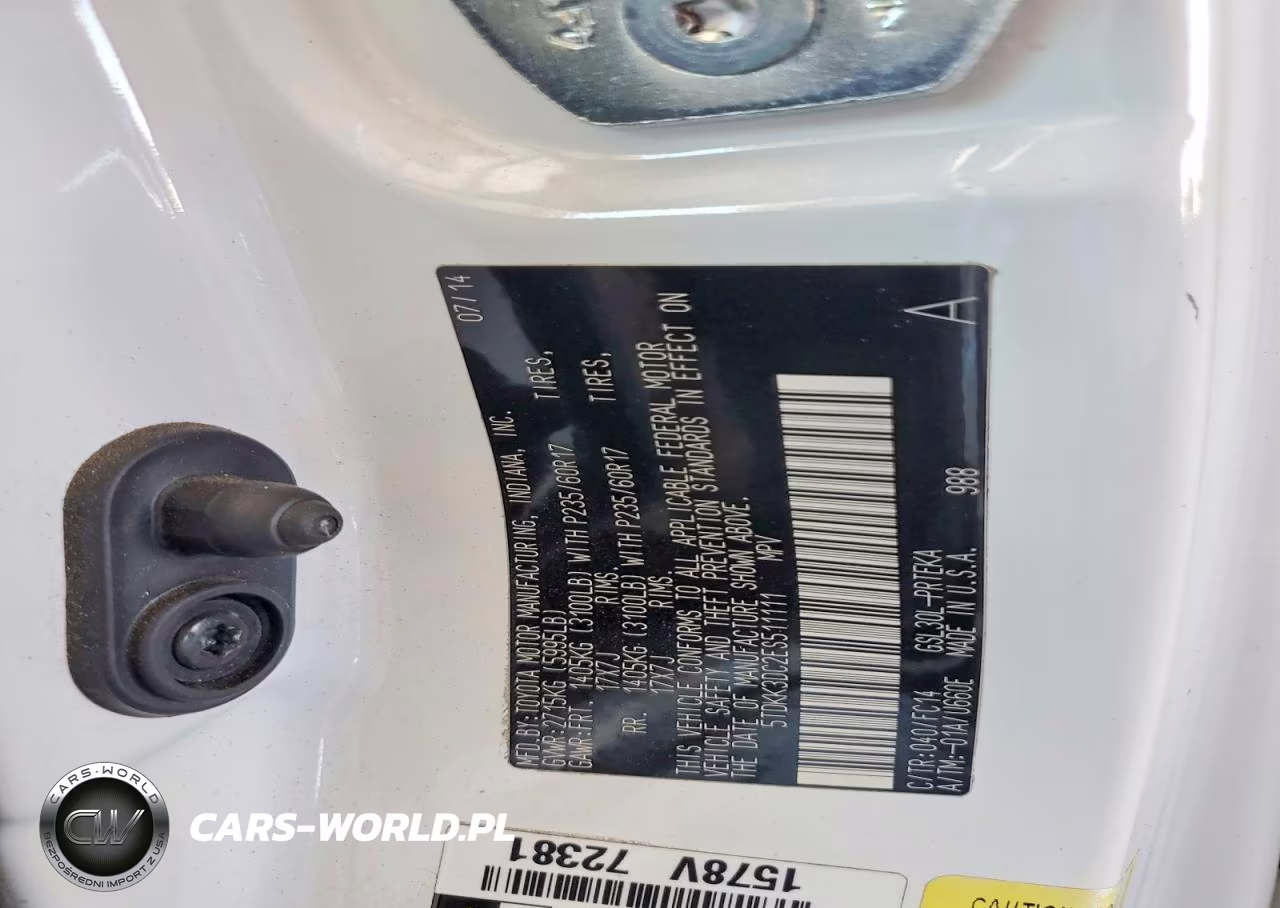 2014 Toyota Sienna Le VIN:5TDKK3DC2ES511111 - 13