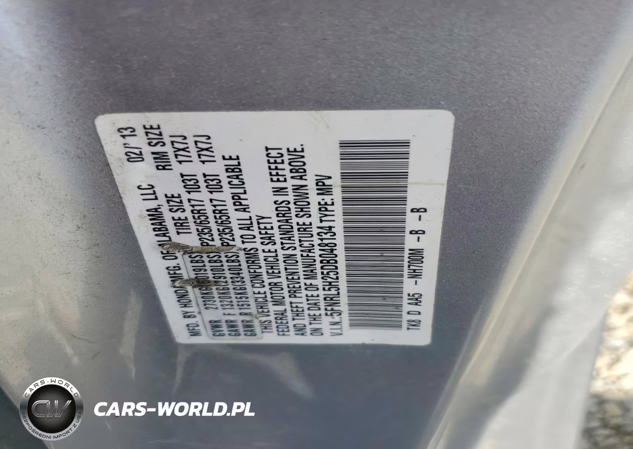 2013 Honda Odyssey Lx VIN:5FNRL5H25DB048134 - 13