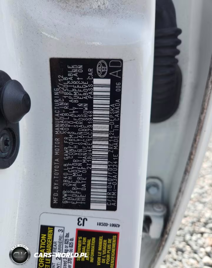 2012 Toyota Corolla VIN:2T1BU4EE1CC791948 - 12