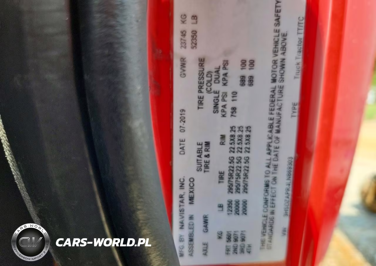 2020 International Lt625 Semi Truck VIN:3HSDZAPR4LN869303 - 13