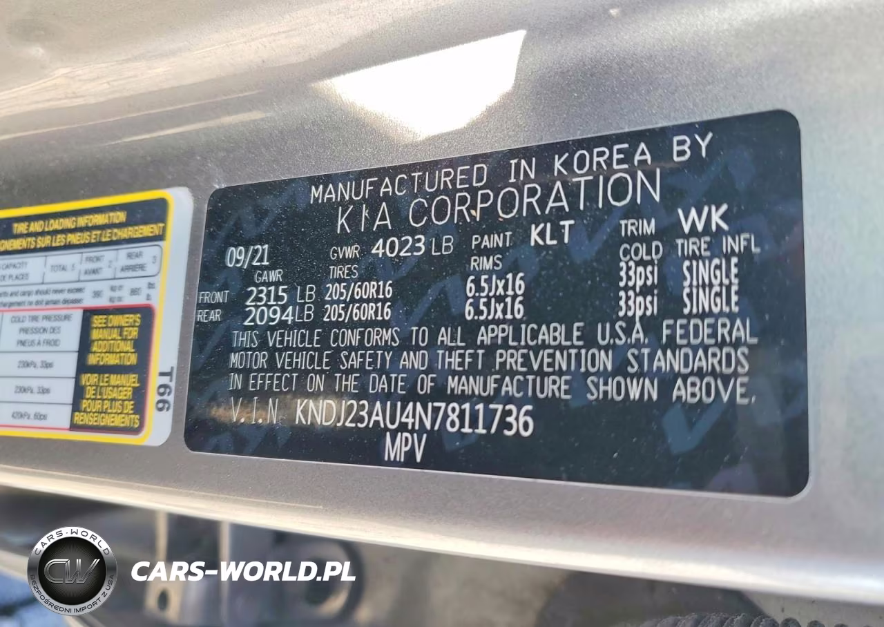 2022 Kia Soul Lx VIN:KNDJ23AU4N7811736 - 13