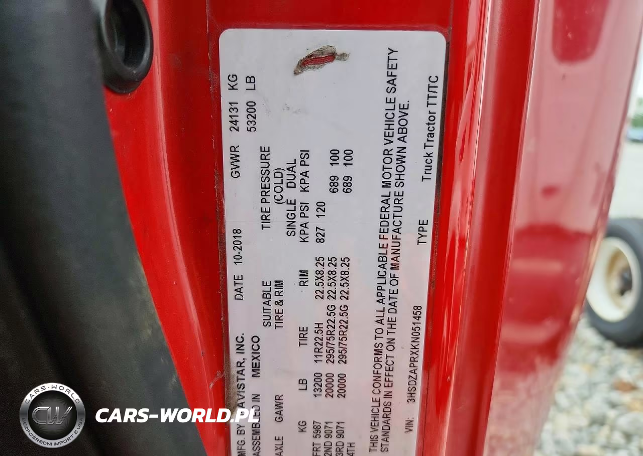 2019 International Lt625 Semi Truck VIN:3HSDZAPRXKN051458 - 13