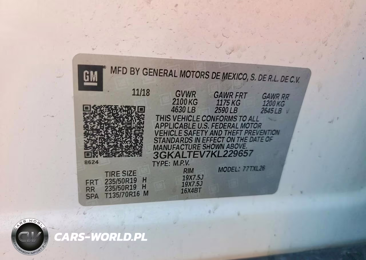 2019 GMC Terrain Sle VIN:3GKALTEV7KL229657 - 13