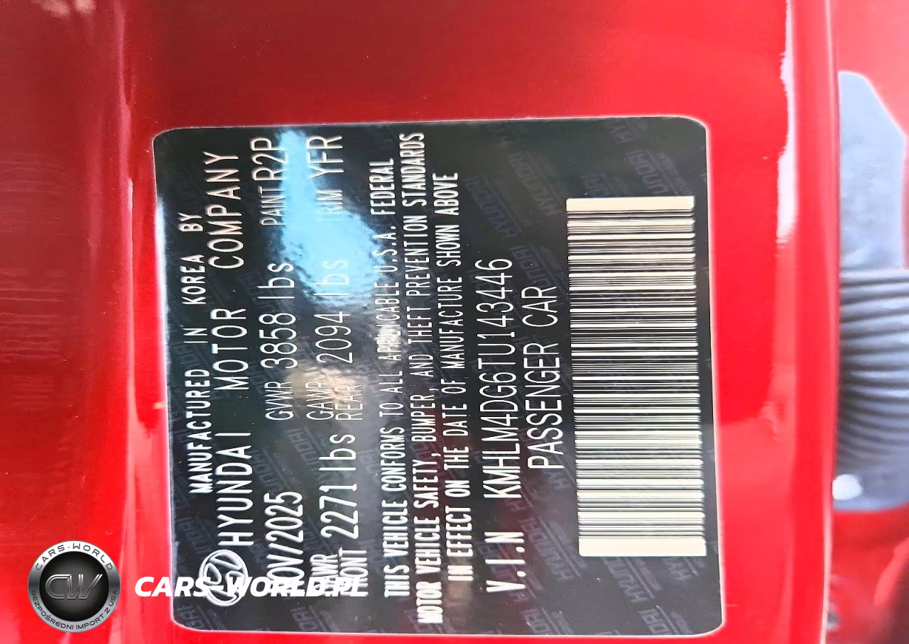 2026 Hyundai Elantra Sel Sport VIN:KMHLM4DG6TU143446 - 13