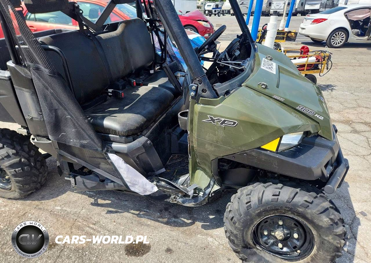 2018 Polaris Ranger Xp 900 Hd Utility Vehicle VIN:3NSRTE871JG434453 - 9