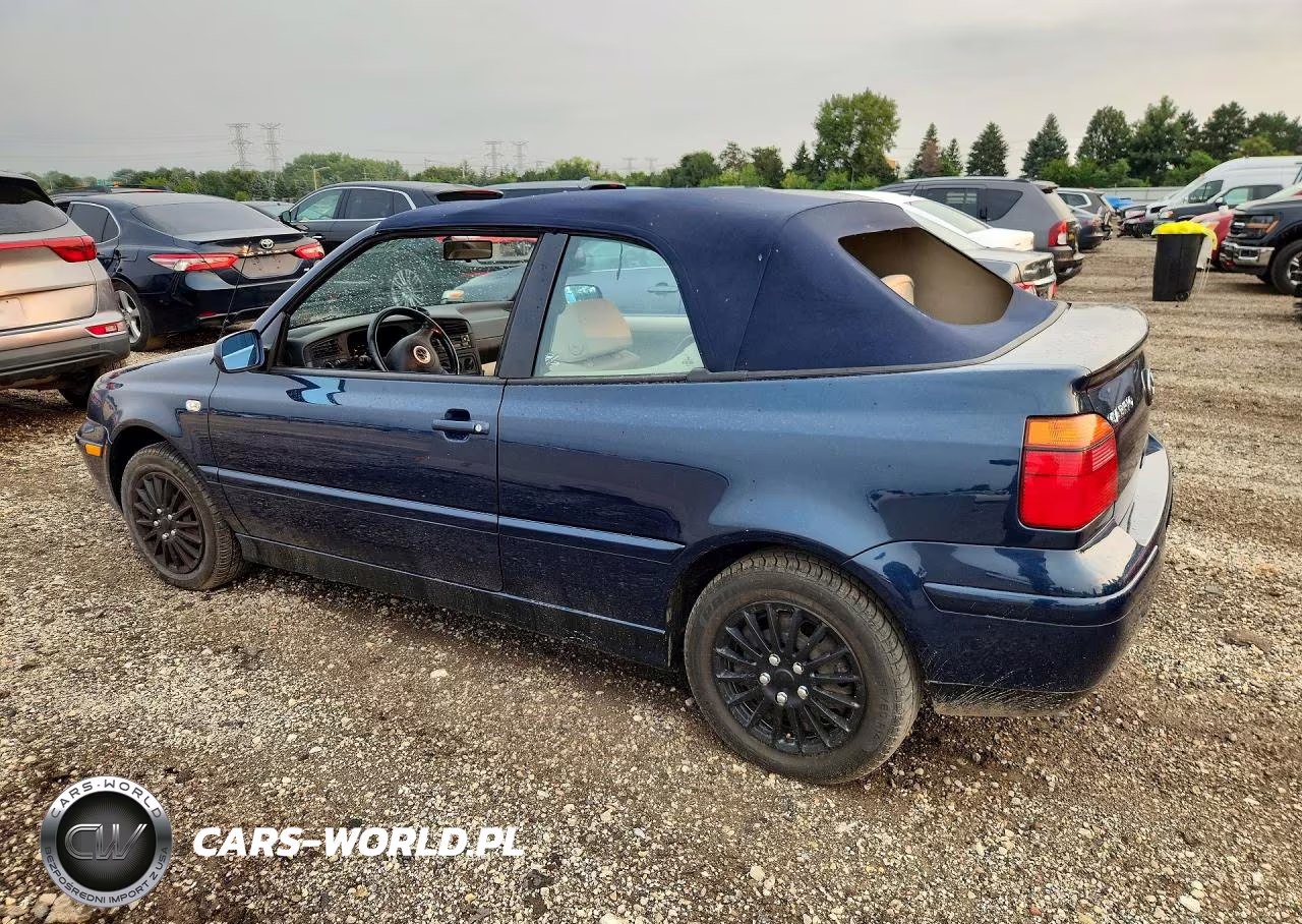2001 Volkswagen Cabrio Gls VIN:3VWCC21V11M812946 - 2