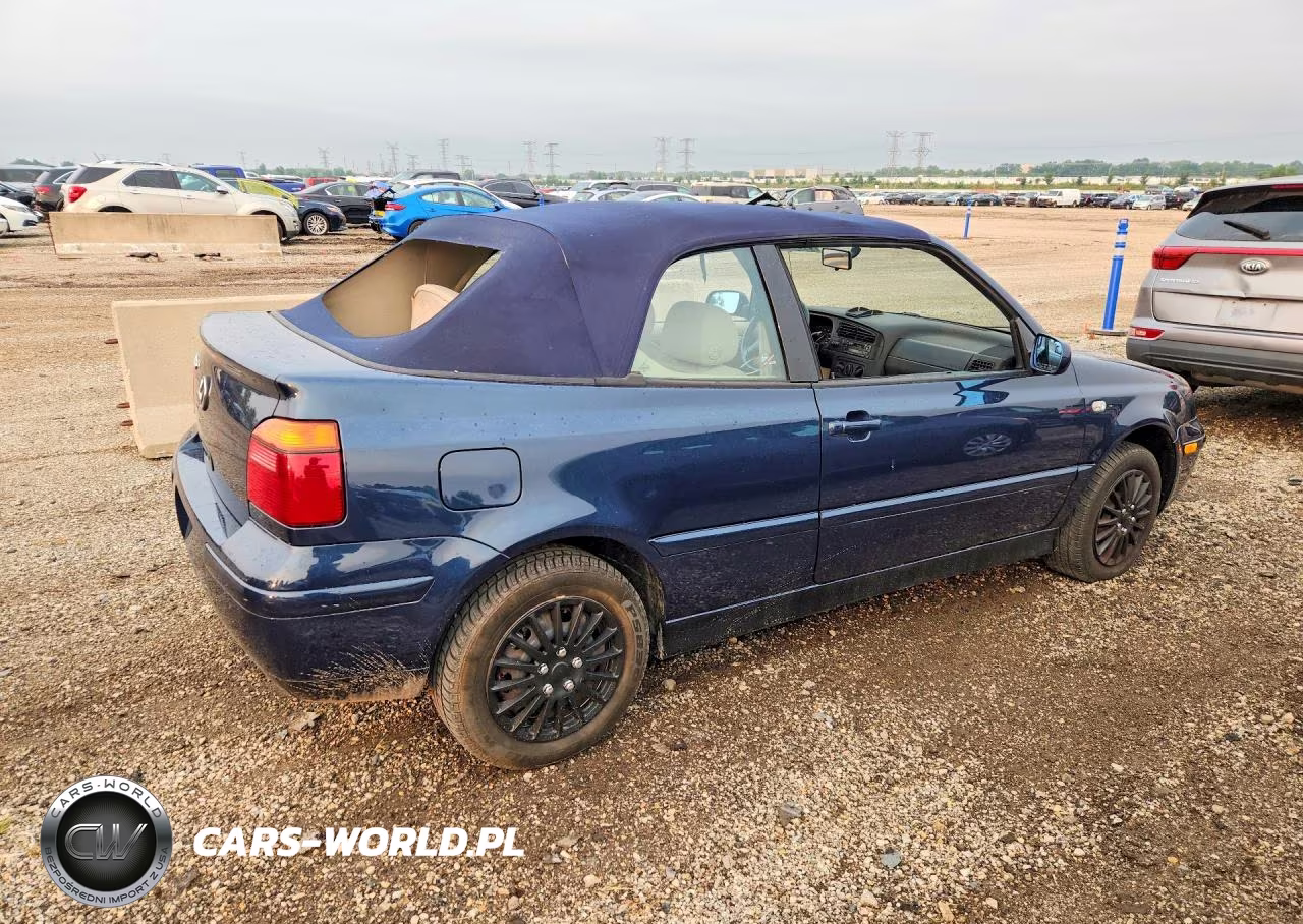 2001 Volkswagen Cabrio Gls VIN:3VWCC21V11M812946 - 3