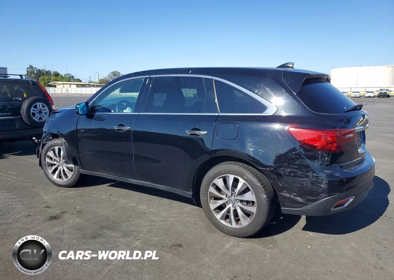 2016 Acura Mdx Technology VIN:5FRYD4H46GB055780 - 2