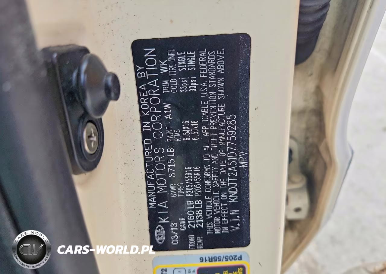 2013 Kia Soul Base VIN:KNDJT2A51D7759285 - 12