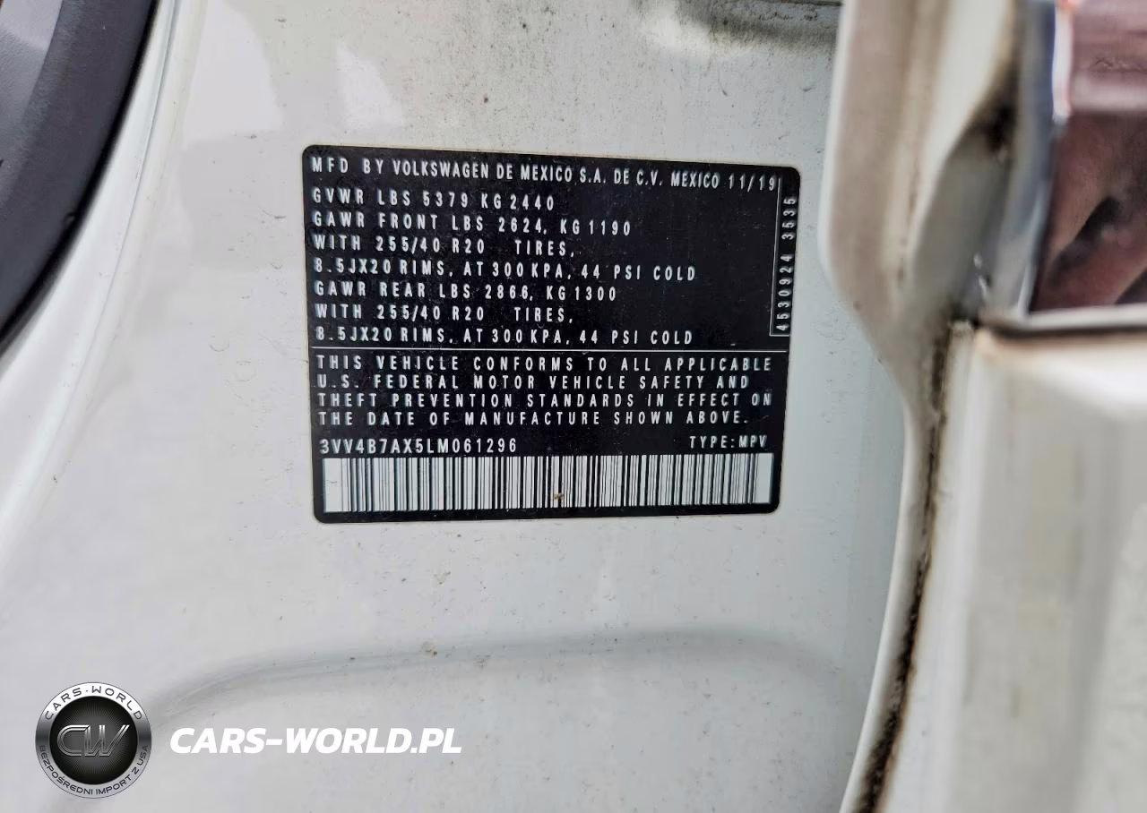 2020 Volkswagen Tiguan Sel Premium R-Line VIN:3VV4B7AX5LM061296 - 13